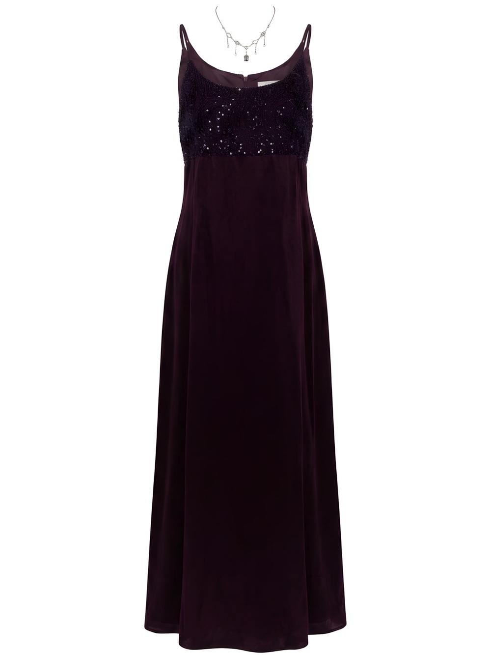 Women's Maxi Dress in Deep Purple